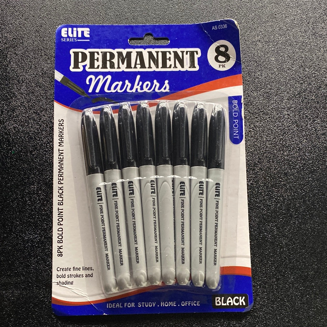 Permanent color markers
