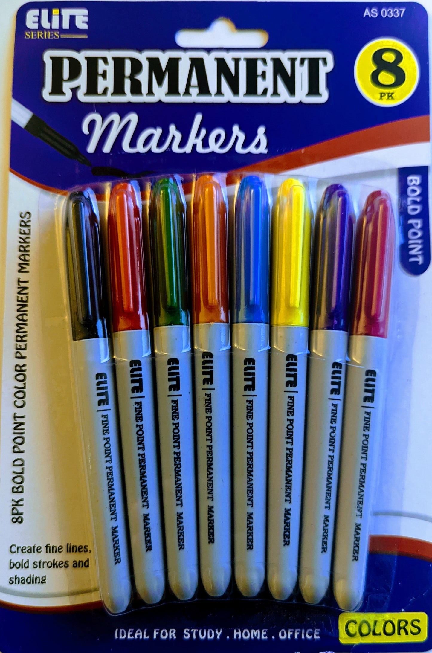 Permanent color markers
