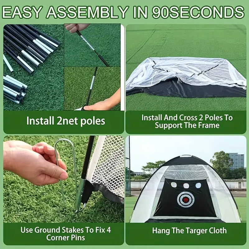 Golf Net, 10x7ft Golf Hitting Nets For Backyard Driving [FREE-Click for details]