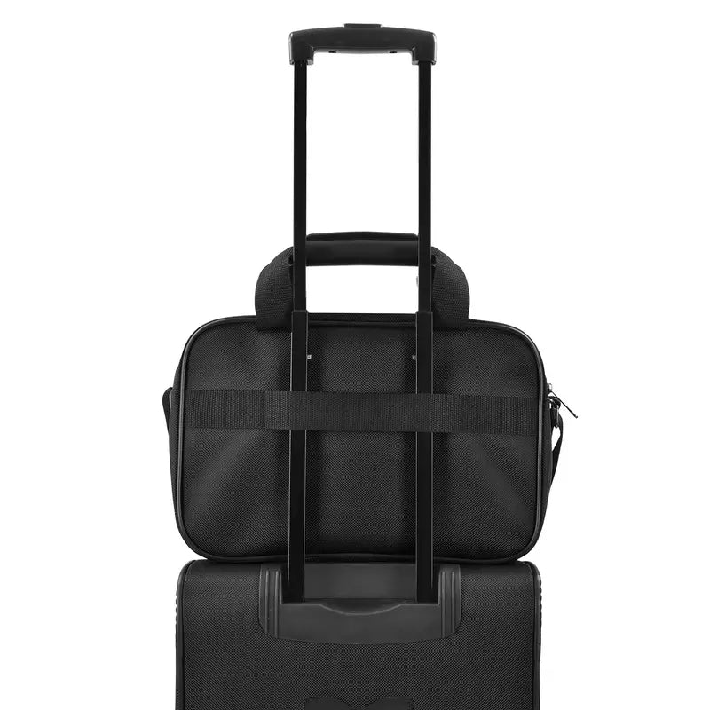 2-Piece Polyester Suitcase Luggage w/ Tote [FREE-Click for details]