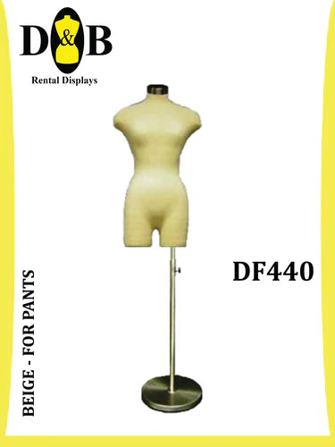 B-Dress Form  Beige, Size 6/8, Female DF440