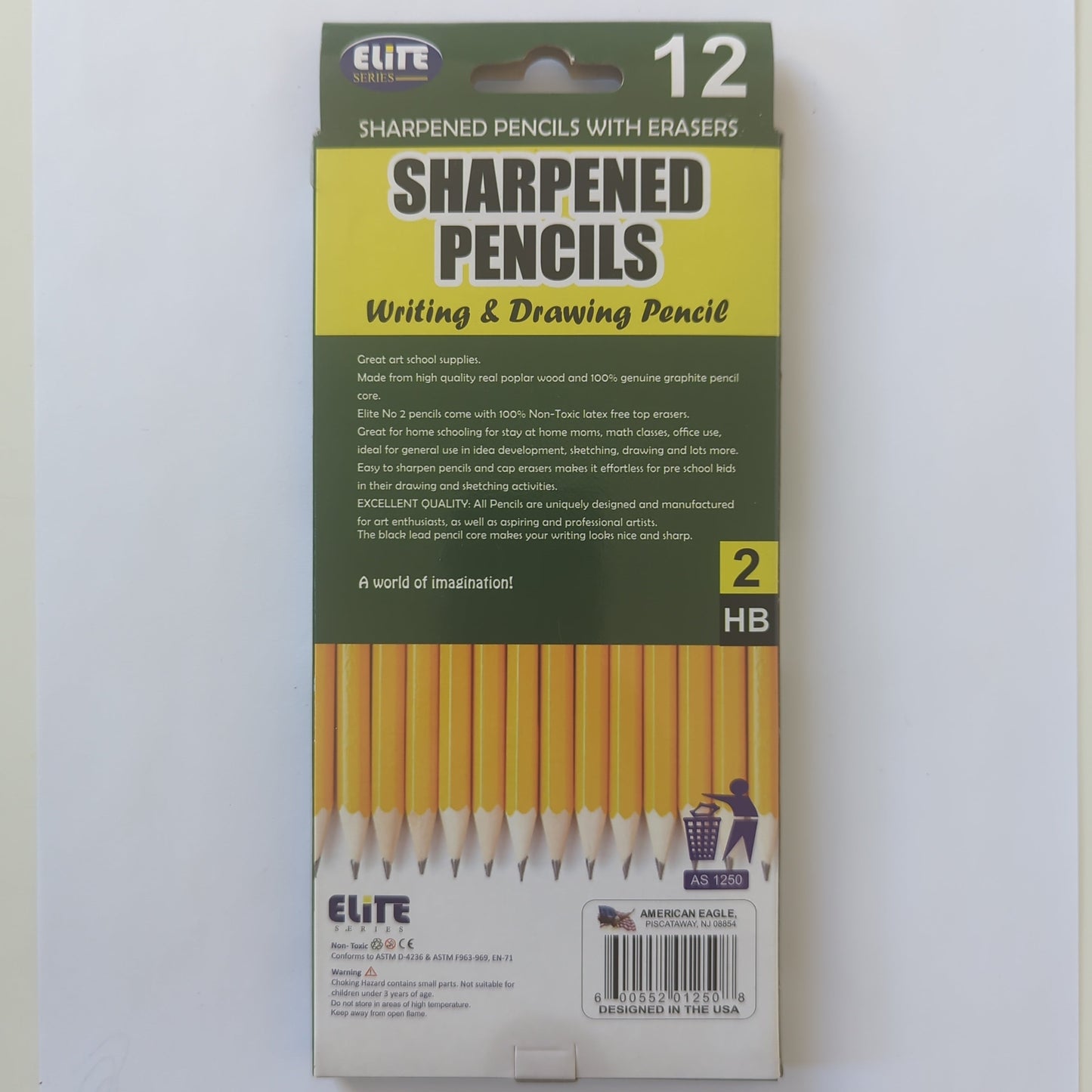 Sharpened pencils