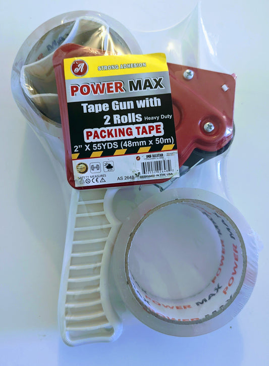 Tape Gun & 2 Rolls Tap