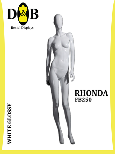 Full Body White Glossy, Female RHONDA FB250