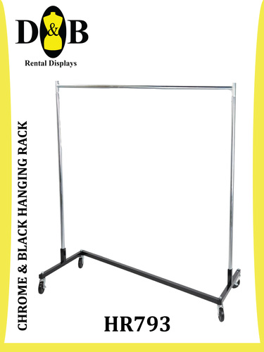 Chrome & Black Hanging Racks (HR793)