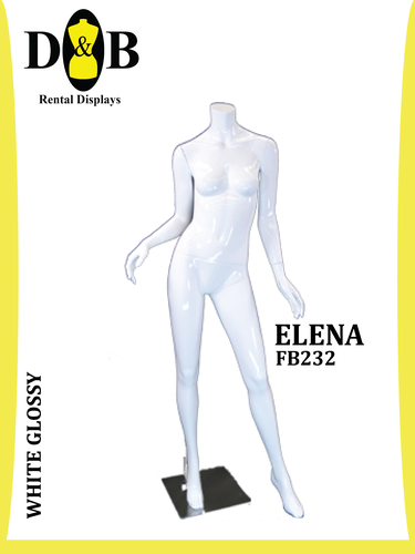 Full Body White Glossy, Matte Female ELENA FB232