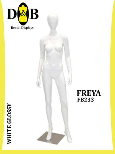 Egghead Full Body White Glossy  Female FREYA FB233