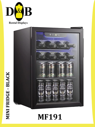 MINI FRIDGE BLACK (MF191)